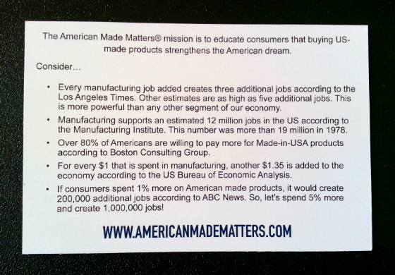 Celebrate American Made Subscription Box Review - Nov 2014 Mission