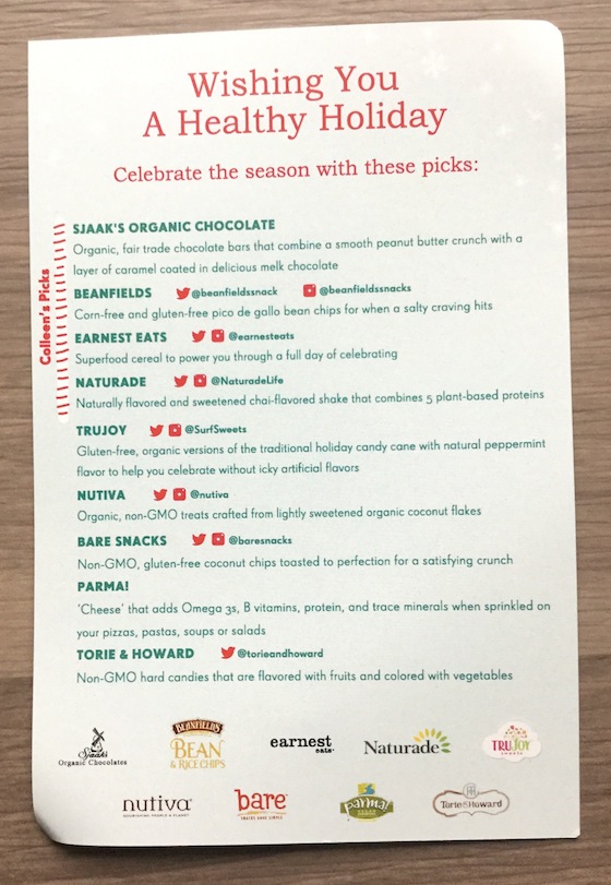 Vegan Cuts Snack Box Subscription Review – December 2014 Info