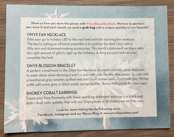 Your Bijoux Box Jewelry Subscription Box Review – Dec 2014 Info