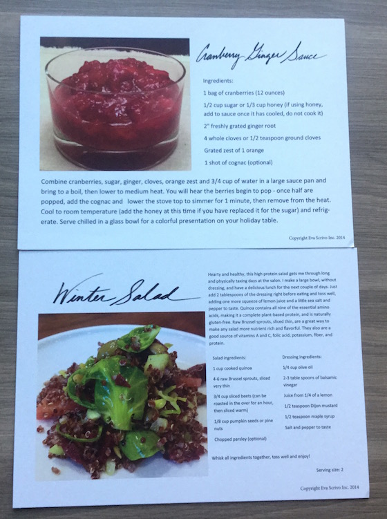 Eva Scrivo Quarterly Subscription Box Review – #EVA02 Recipe