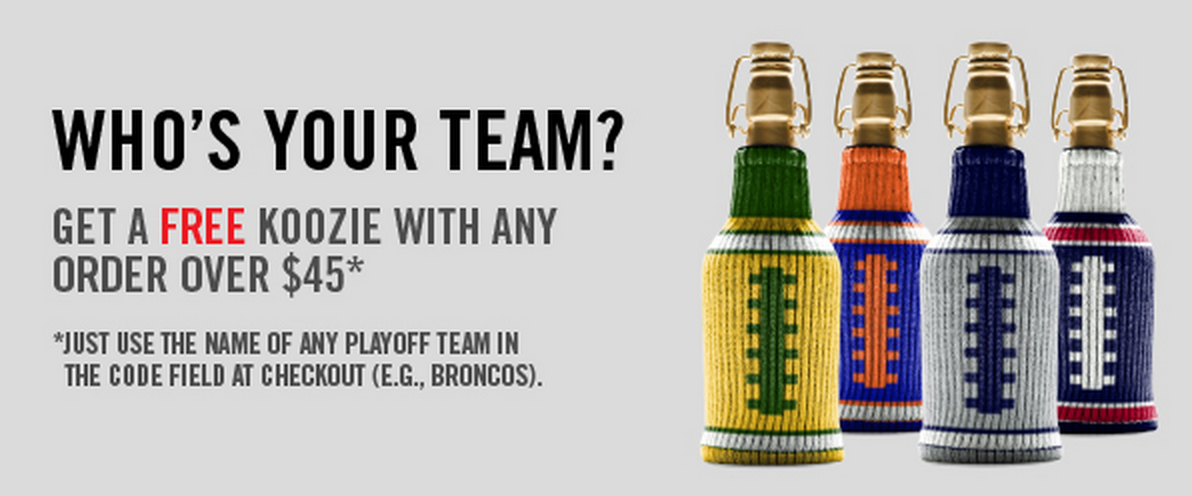 New Bespoke Post Playoff Team Coupon!