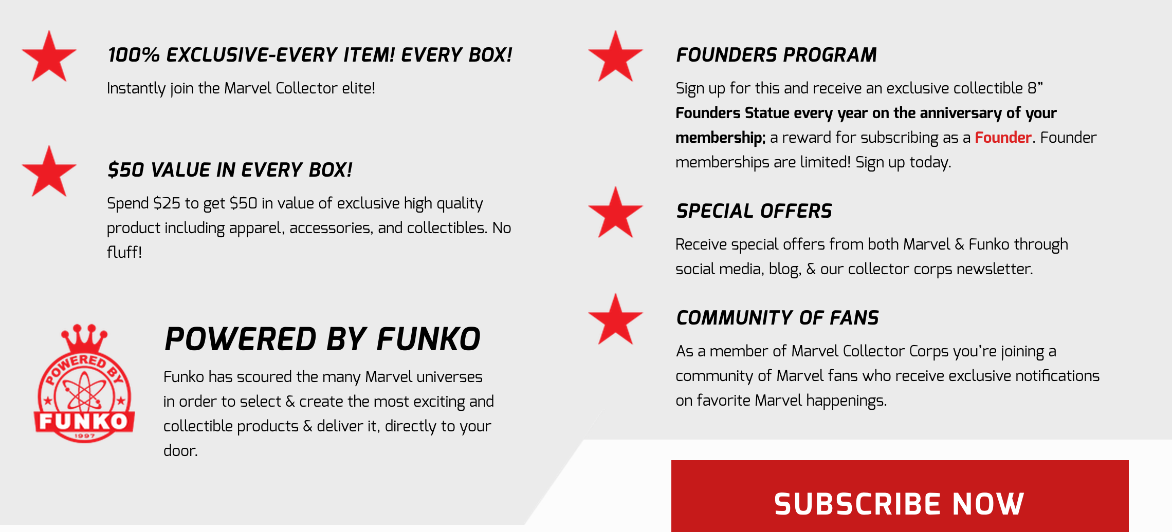 New Subscription Box - Marvel Collector Corps! Details