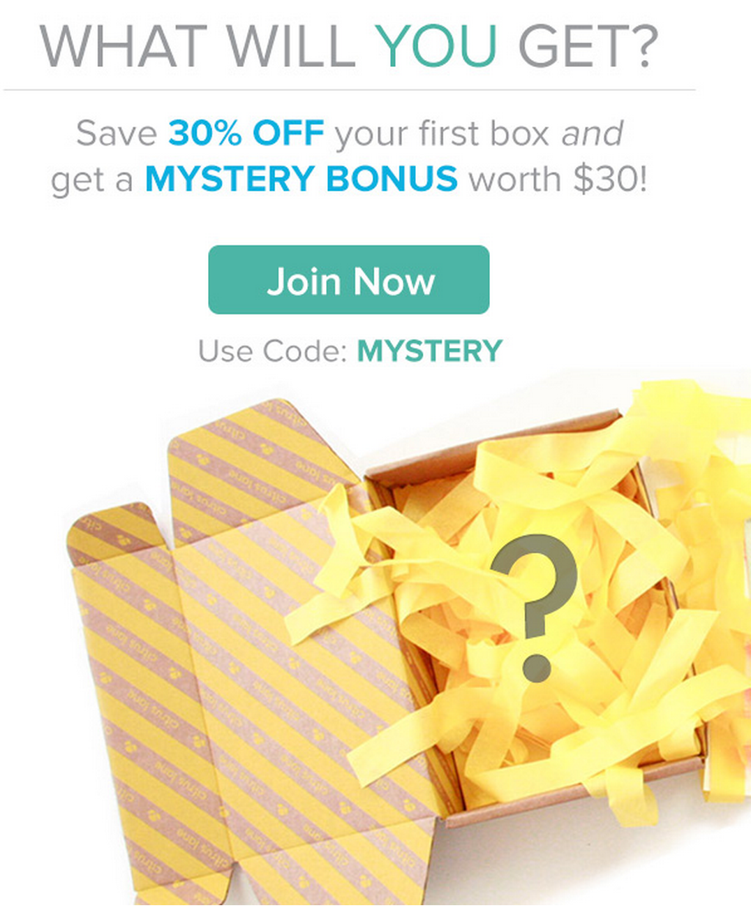Free Citrus Lane Mystery Box & 30% Off Your First Box!