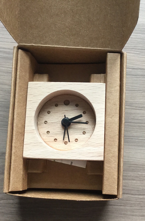 A Little Bundle Subscription Box Review - January 2015 Wooden Clock