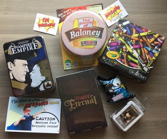 Awesome Pack Subscription Box Review – January 2015 Items