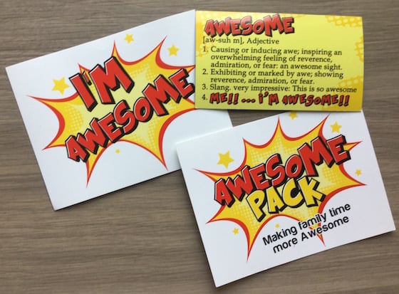 Awesome Pack Subscription Box Review – January 2015 Stickers