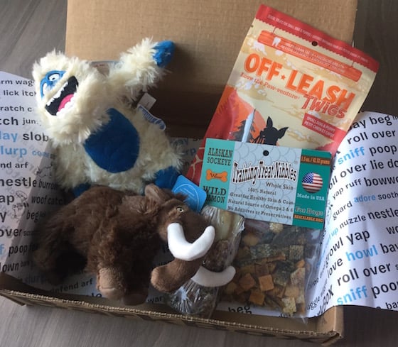 BarkBox Subscription Box Review & Coupon – Jan 2015 Items