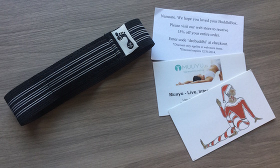 BuddhiBox Subscription Box Review – December 2014 Strap