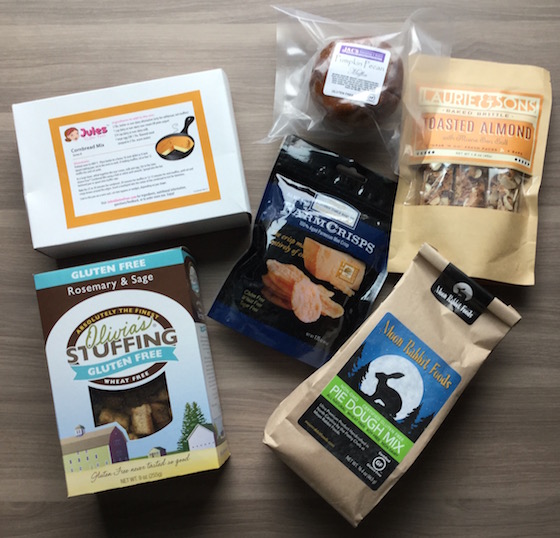Cuisine Cube Gluten Free Subscription Box Review - Nov 2014 Items