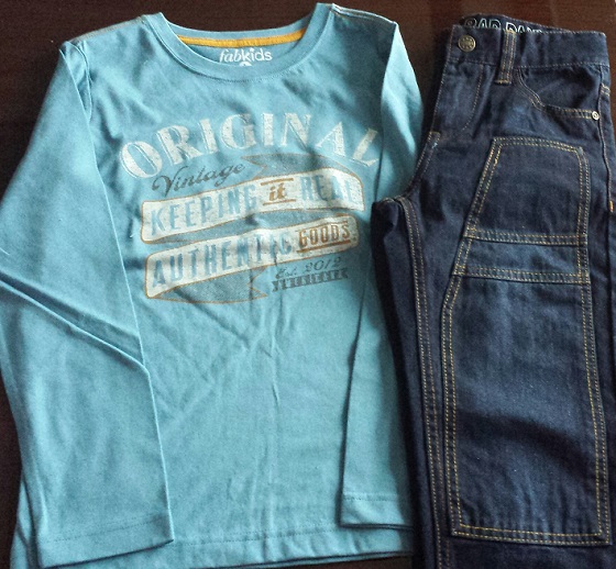 FabKids Subscription Review: Boys Edition - December 2014 Jeans Outfit