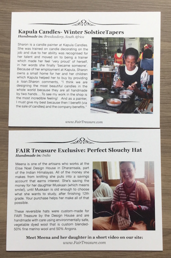 Fair Treasure Subscription Box Review – January 2015 Info