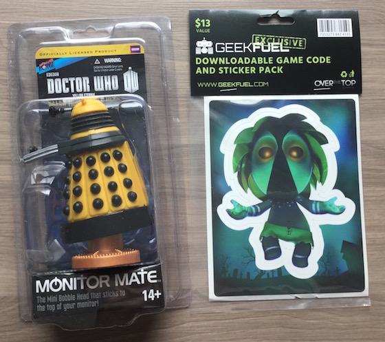 Geek Fuel Subscription Box Review – January 2015 Doctor Who