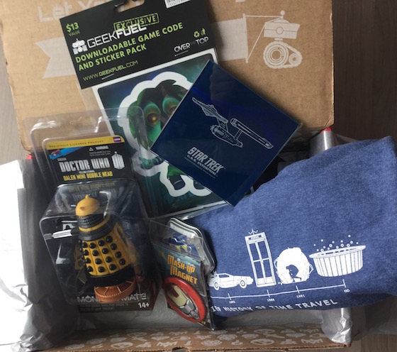 Geek Fuel Subscription Box Review – January 2015 Items