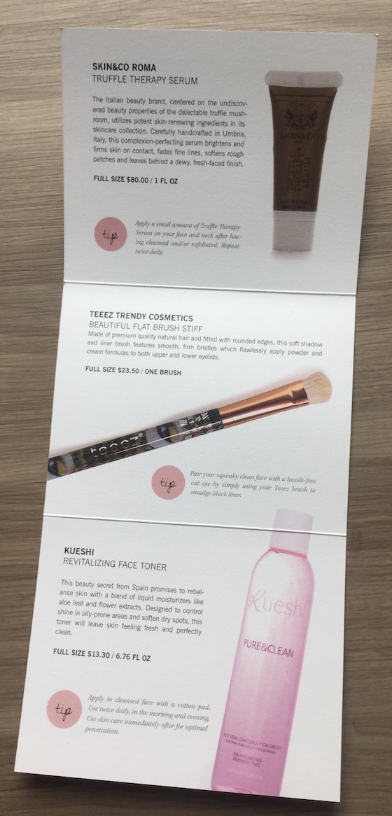 GlossyBox Subscription Box Review – January 2015 Info