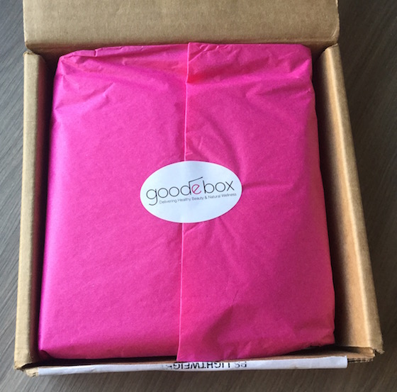 GoodeBox Eco Beauty Subscription Box Review – Jan 2015 Box