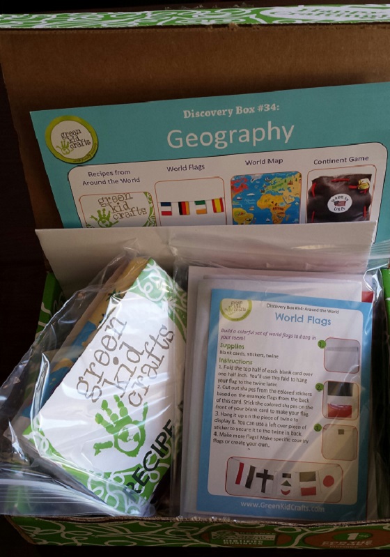 Green Kid Crafts Subscription Box Review - December 2014 Inside