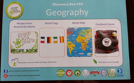 Green Kid Crafts Subscription Box Review - December 2014 Theme