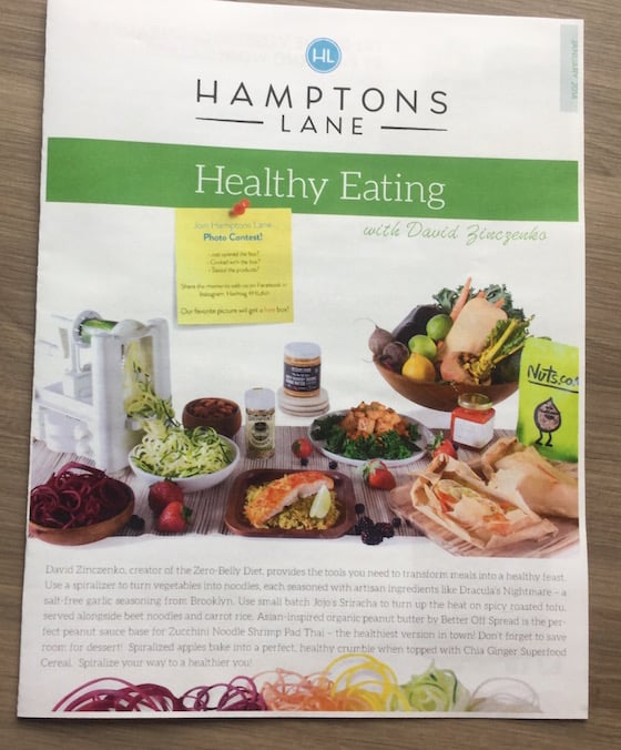 Hamptons Lane Subscription Box Review & Coupon – Jan 2015 Healthy Eating