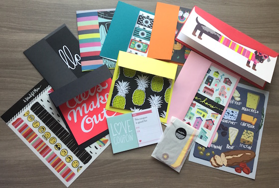 A Beautiful Mess Happy Mail Subscription Review – Jan 2015 Items