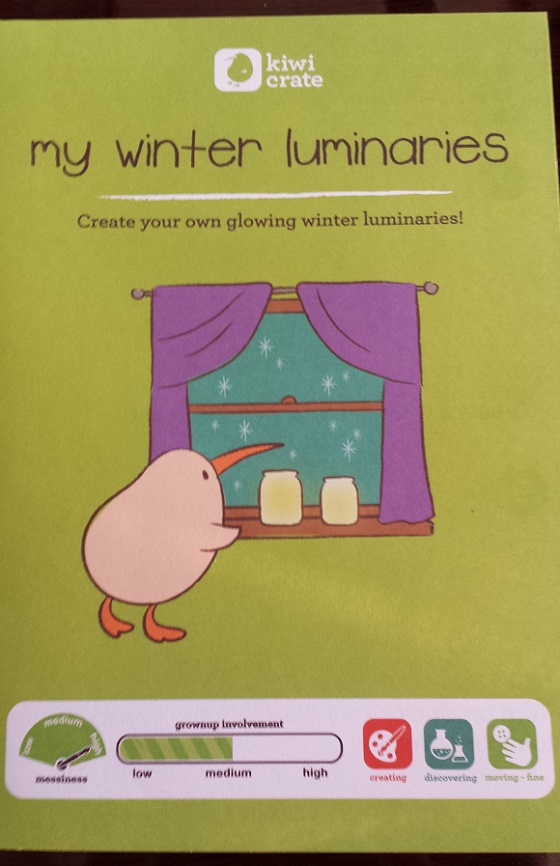 Kiwi Crate Subscription Box Review & Coupon - December 2014 Luminaries Instructions
