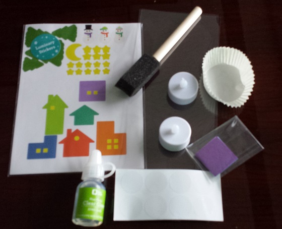 Kiwi Crate Subscription Box Review & Coupon - December 2014 Luminaries Supplies