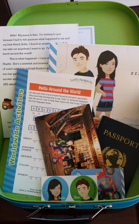 Little Passports Subscription Box Review - December 2014 Inside