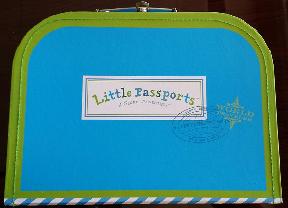 Little Passports Subscription Box Review - December 2014 Suitcase