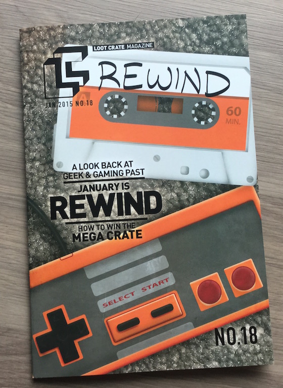 Loot Crate Subscription Box Review & Coupon – Jan 2015 Rewind
