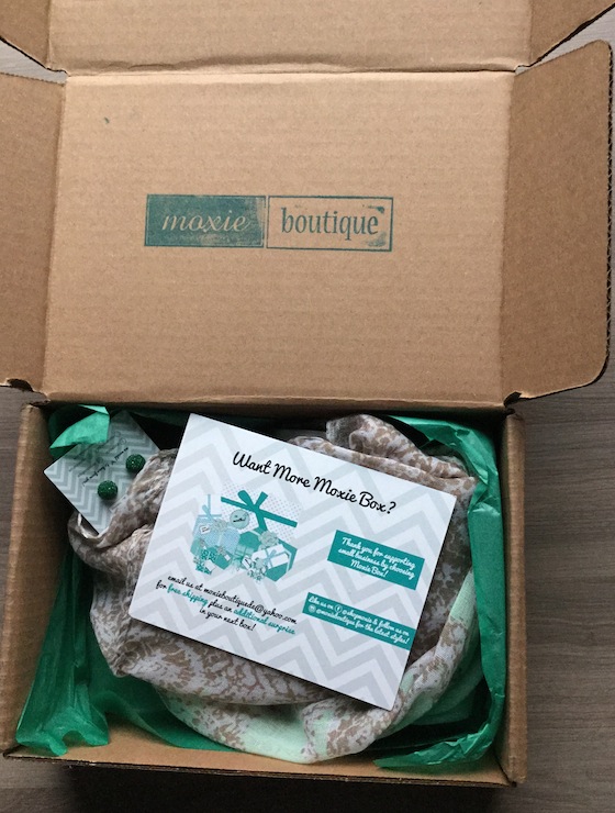 Moxie Box Subscription Box Review - December 2014 Box