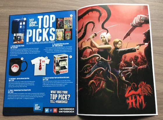 My Geek Box Subscription Review – December 2014 Mini Mag