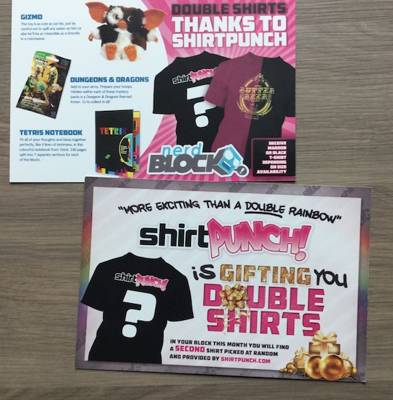 Nerd Block Subscription Box Review – December 2014 Info