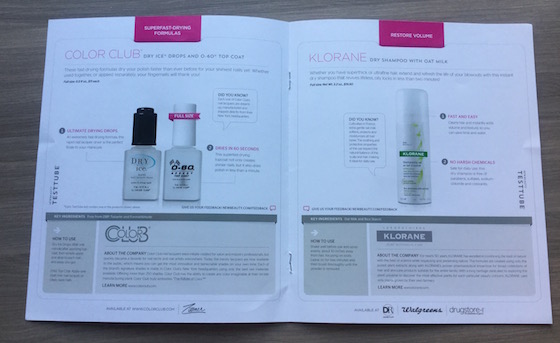 New Beauty Test Tube Subscription Box Review – Jan 2015 Info