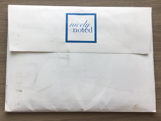 Nicely Noted Subscription Review – January 2015