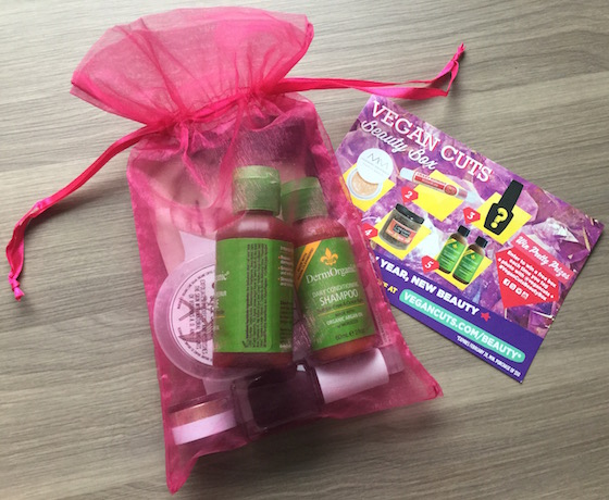 Vegan Cuts Beauty Box Subscription Review – January 2015 Bag
