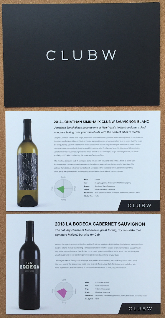 Club W Wine Subscription Review & 50% Off Coupon Cards 1