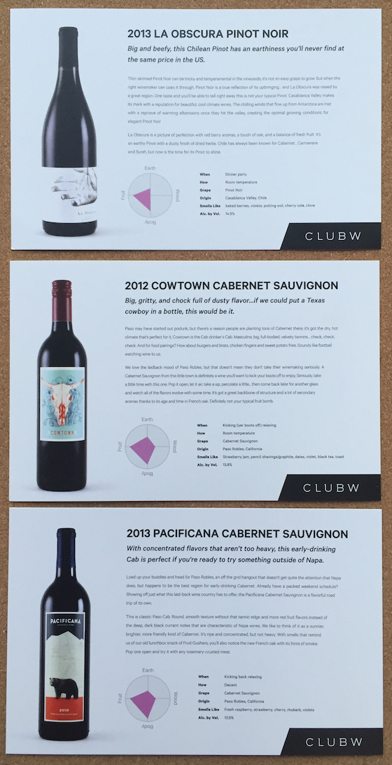 Club W Wine Subscription Review & 50% Off Coupon Cards 2