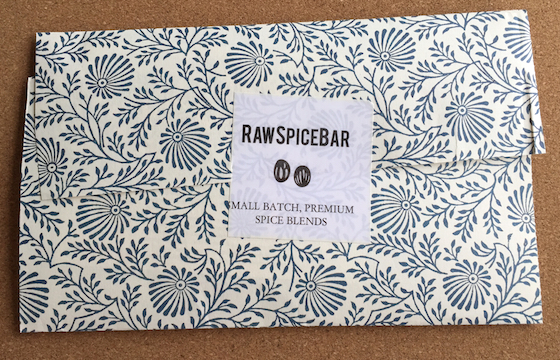  RawSpiceBar Subscription Box Review - February 2015 Shipment