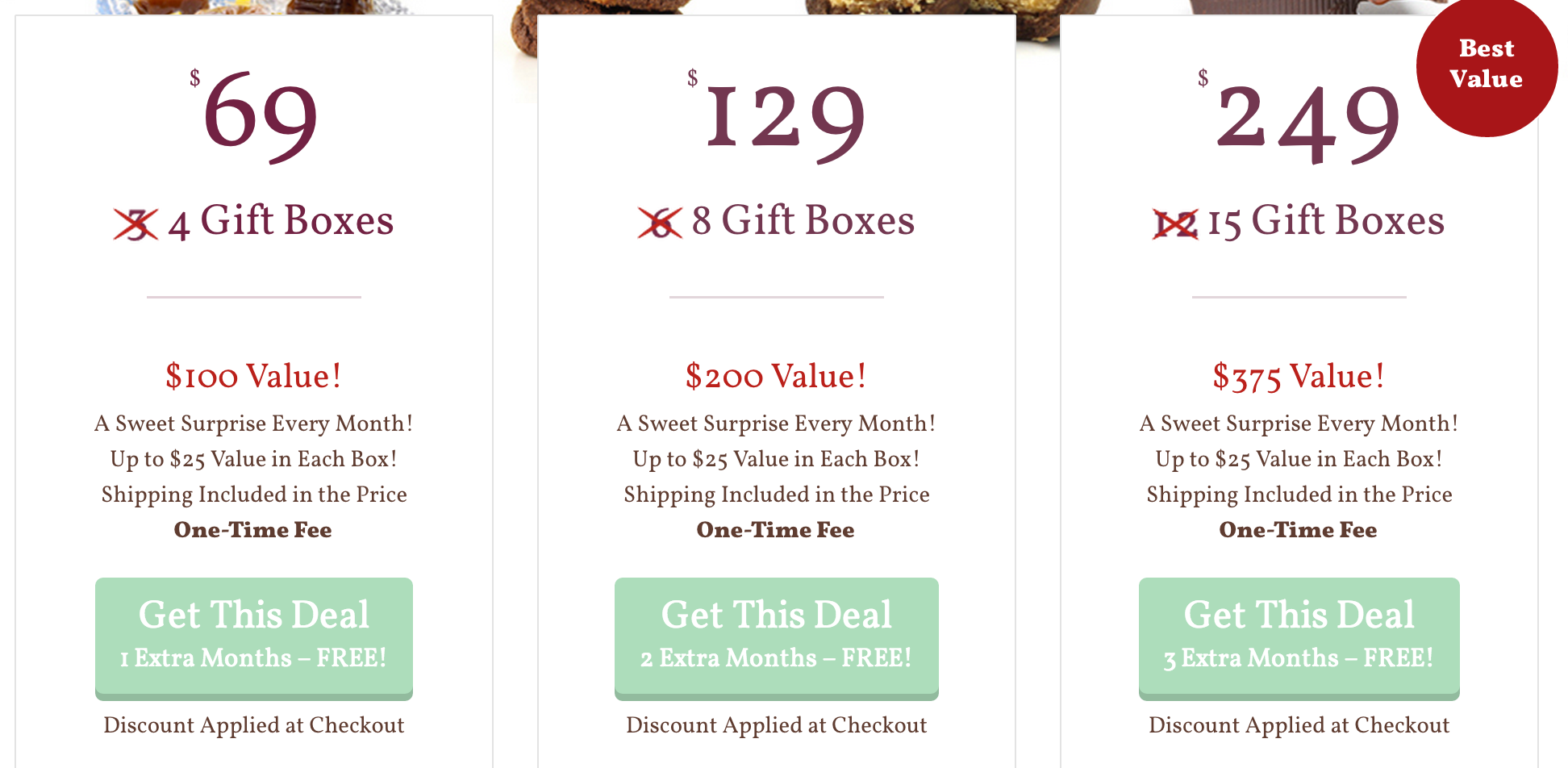 Treatsie Deal Options