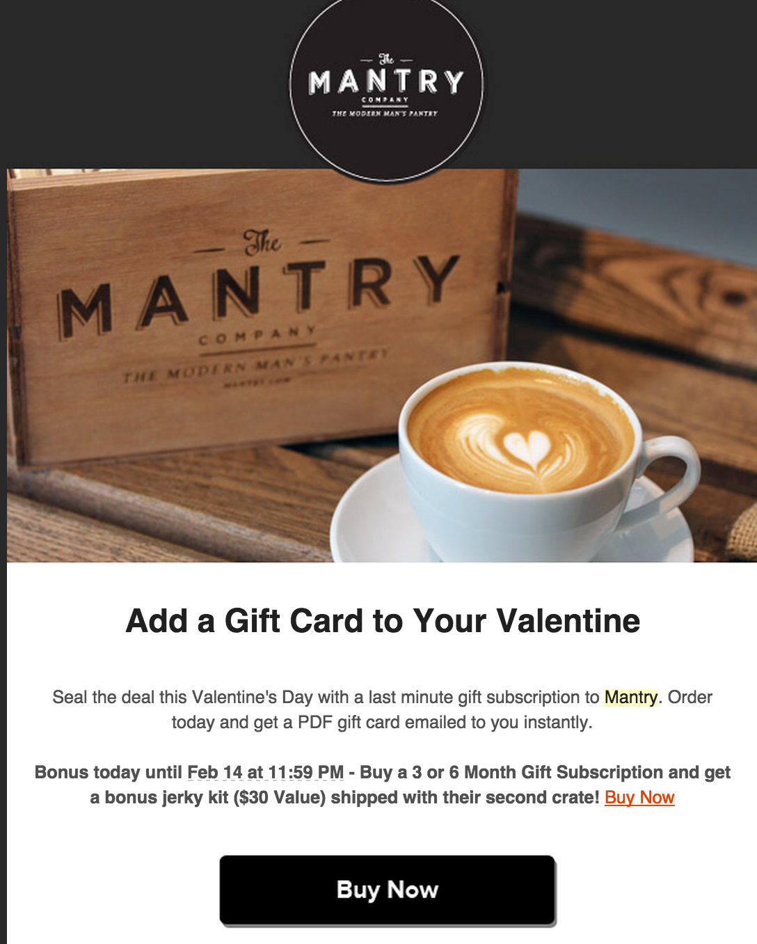 Free Jerky Kit with Mantry Valentine’s Gift Subscriptions