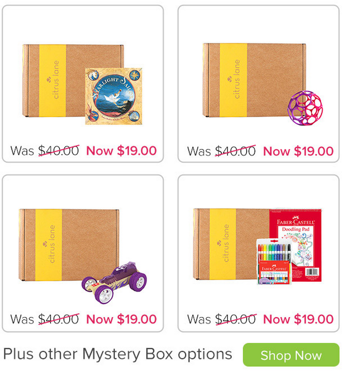 $19 Mystery Boxes