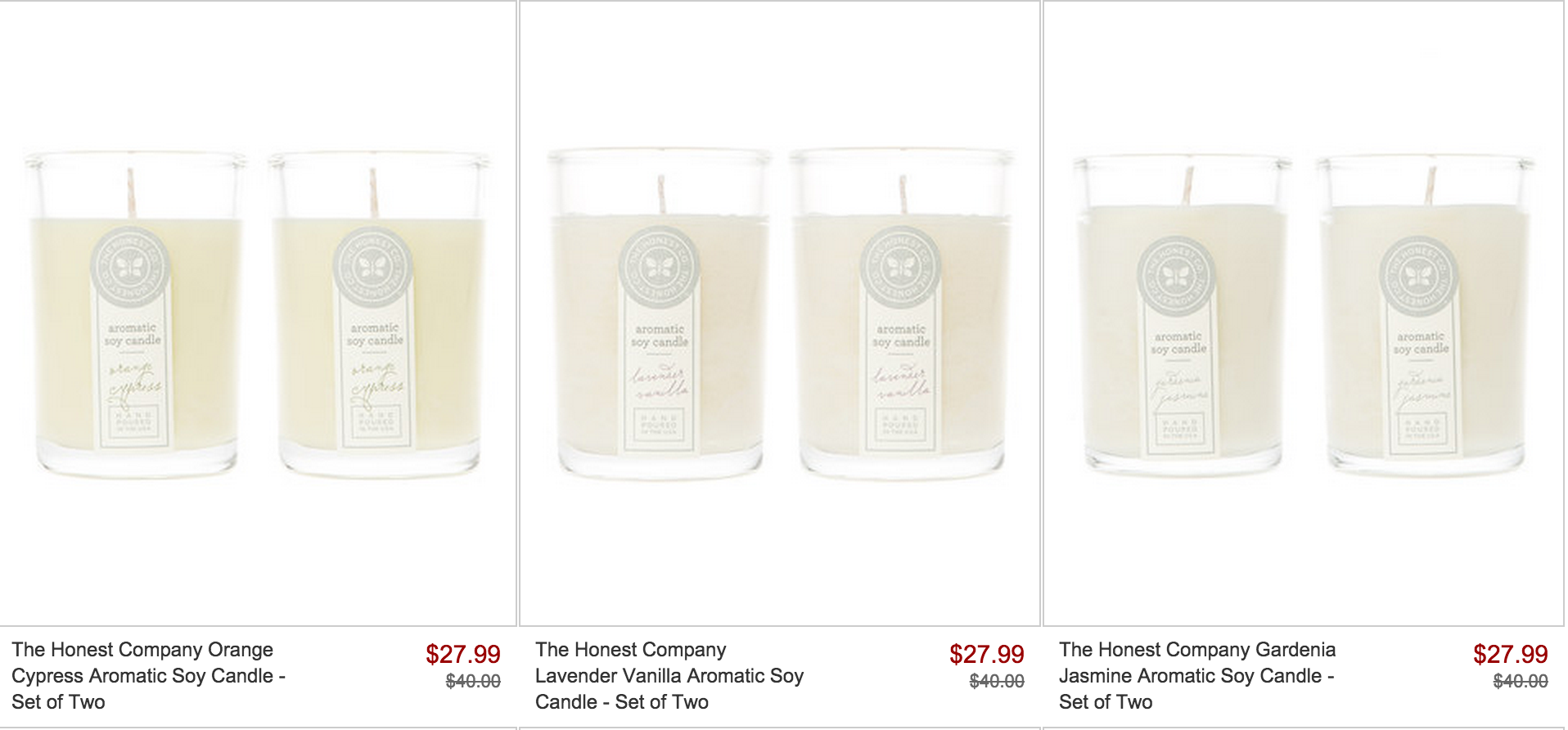 Honest Company Products On Sale at Zulily! Candle