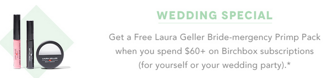 Free Laura Geller Primp Pack with Birchbox Subscription