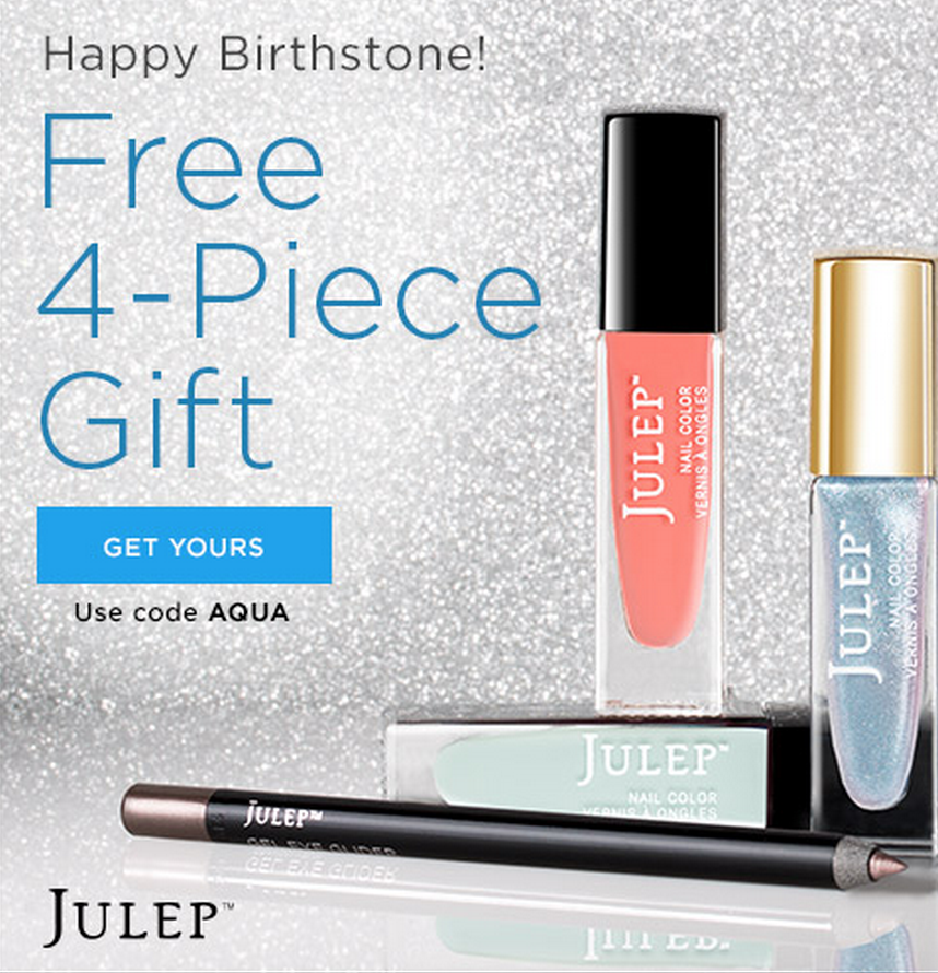 Free Julep Birthstone Welcome Box