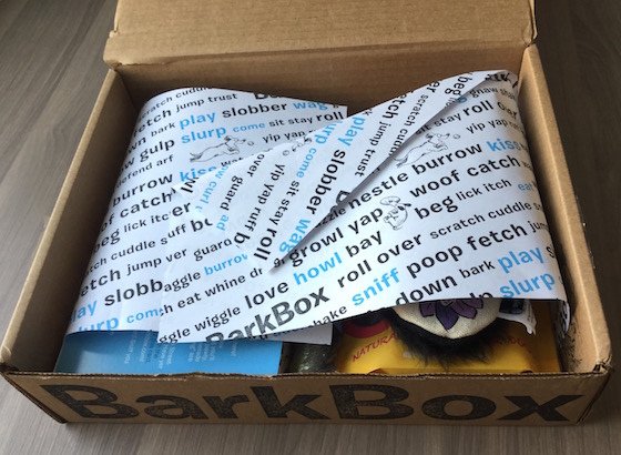 BarkBox Subscription Box Review & Coupon – February 2015 Box
