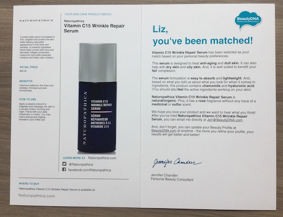 Beauty DNA Subscription Box Review – February 2015 Info