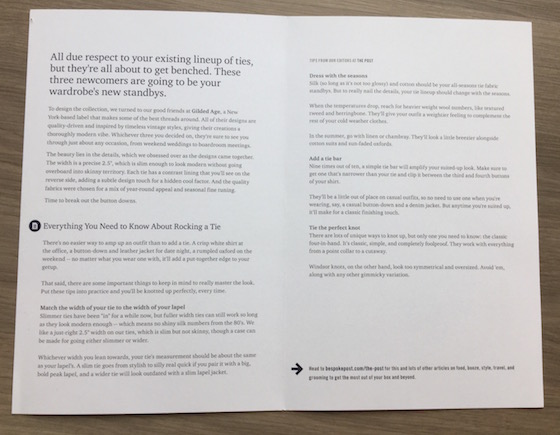 Bespoke Post Review & Coupon – February 2015 “Knotted” Info