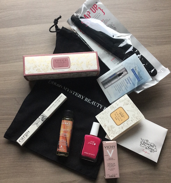 Blush Mystery Beauty Box Review – February 2015 Items
