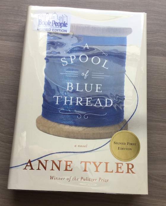 Book People Signed First Club Subscription – February 2015 A Spool of Blue Thread