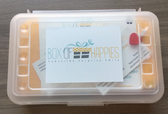 Box of Happies Subscription Box Review – February 2015 Box