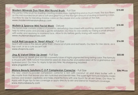 BoxyCharm Beauty Subscription Box Review – February 2015 Info